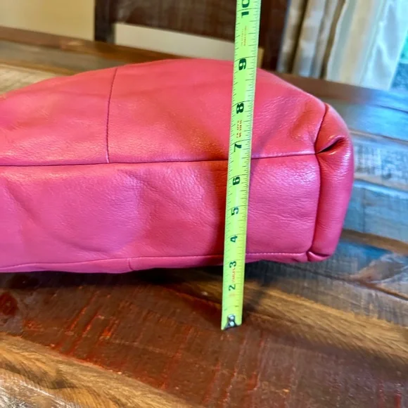 🌺C O A C H shoulder bag Rose Pink leather Great condition !!🌺 - Picture 7 of 16